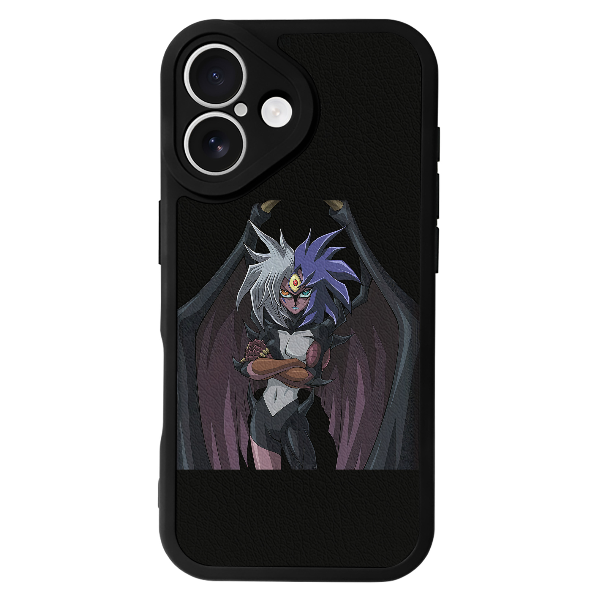 （画像用） 遊☆戯☆王 Yu-Gi-Oh! 【iPhone 16シリーズ対応】シリコンスマホケース（レザー調） 材質：シリコン